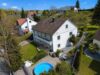 Perfekt für mehrere Generationen: Großzügiges Haus mit 3 Wohneinheiten & Garten - Luftbild
