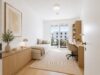 Exklusive 3-Zimmer-Wohnung mit Südwest-Balkon und Blick in den parkähnlichen Innenhof - Weiteres Zimmer mit Zugang zum Balkon (virtuell möbliert)
