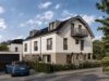 Ruhiges Grundstück in Waldtrudering für eine exklusive Neubau-Doppelhaushäfte - Einladende Außenansicht (Visualisierung)