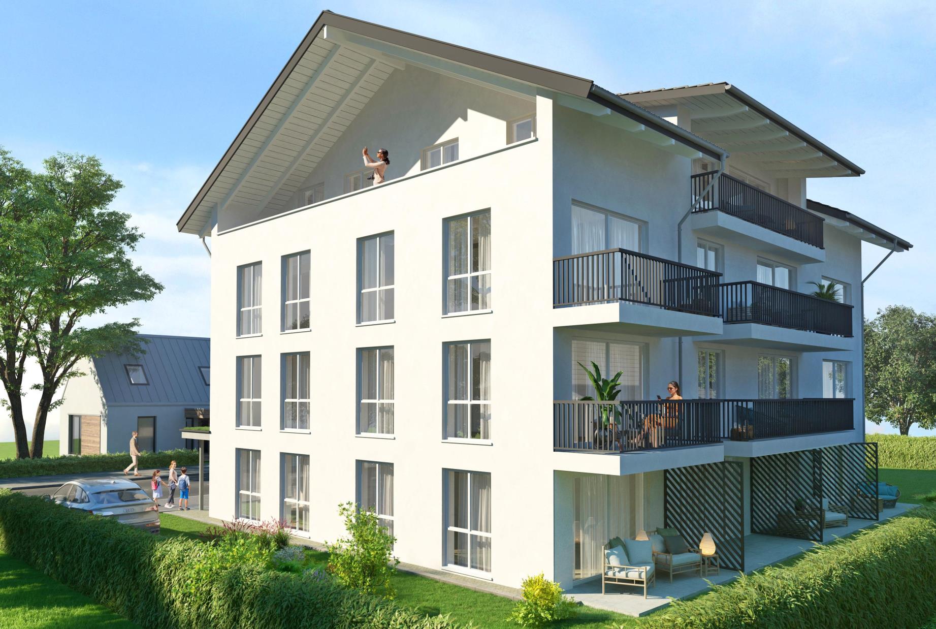 (WHG7)Hochwertiger Neubau (KFW55) im Herzen von Sonthofen – Erstbezug 2026/2027 – provisionsfrei!, 87527 Sonthofen, Etagenwohnung