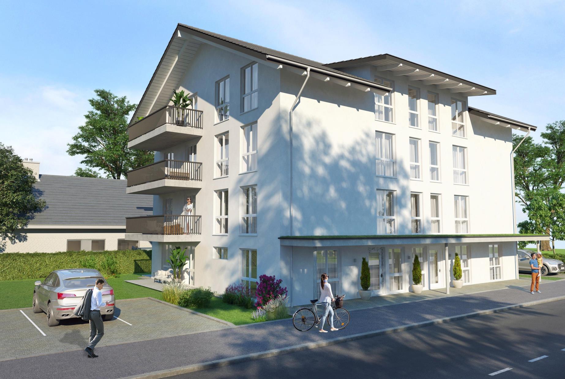(WHG10)Hochwertiger Neubau (KFW55) im Herzen von Sonthofen – Erstbezug 2026/2027 – provisionsfrei!, 87527 Sonthofen, Etagenwohnung
