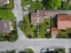 1/2 Projektgrundstück mit Altbestand – mit positivem Vorbescheid für DHH & EFH - Vogelperspektive Bestand
