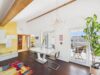 Außergewöhnliche Dachgeschoss-/Penthouse-Wohnung mit großer Dachterrasse und Alpenblick - Wohnzimmer