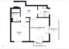 Helle 2-Zimmer-Wohnung mit Balkonen und Einbauküche in Trudering - Grundriss