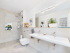 Hier beginnt Zuhause: Helle 3-Zimmer-Wohnung mit Balkon und Einbauküche - Badezimmer mit Regendusche