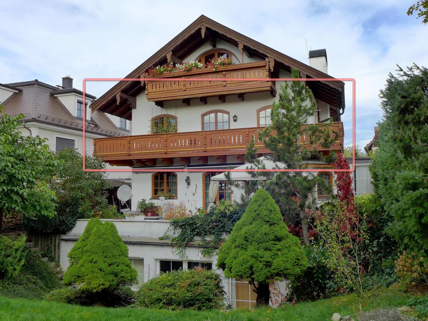 Charmante 3,5 Zimmer Wohnung im Landhausstil mit Blick ins Grüne, 81929 München, Etagenwohnung