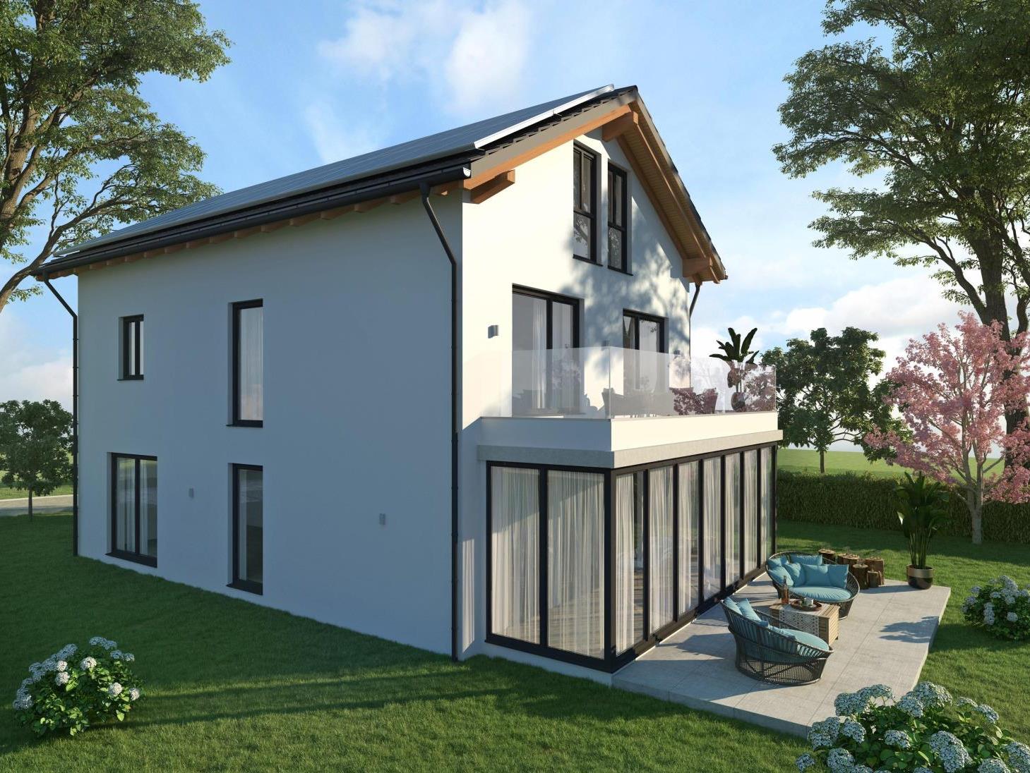 Großzügiges Neubau-Einfamilienhaus (Massivhaus) / S-Bahn fußläufig, 85614 Kirchseeon, Einfamilienhaus