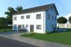 Holz-Energiewerthaus "xEffizienzhaus 55" in Toplage von Ebersberg - Rendering außen