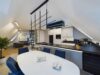 Hochwertig modernisierte Maisonettewohnung, klimatisiert, in exklusiver Isar-Lage - Wohn-Essbereich