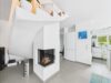 Stilvoll wohnen auf zwei Etagen – Maisonette mit Garten, Kamin, Designküche und mehr in Heimstetten - Kamin