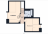 Helle 3,5-Zimmer-Maisonette-Wohnung mit sonnigem Südbalkon - Grundriss obere Etage