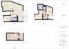 Luxuriöse Maisonette mit Kamin & Süd-Terrasse in Villenkolonie - Etagen Übersicht
