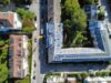 Effizient & förderfähig: Vermietete 1-Zimmer-Wohnung in Sendling-Westpark - Drohnenansicht