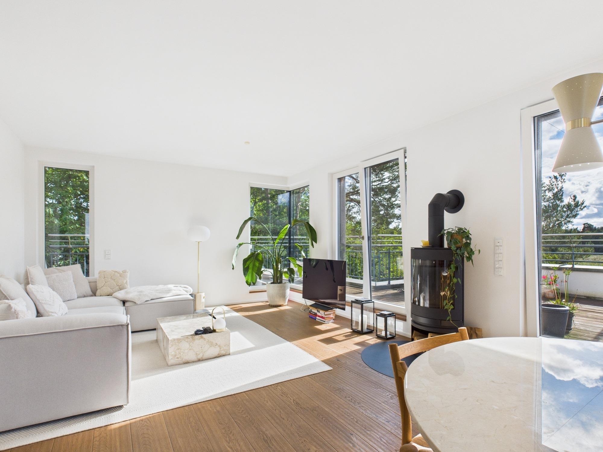 Rarität in Waldtrudering: Modernes Penthouse in ruhiger Waldrandlage, 81827 München, Penthousewohnung