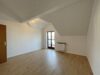 Gemütliche 3-Zimmer-Wohnung mit Kaminofen, Dachterrasse und Balkon - Schlafzimmer mit Zugang zur Dachterrasse