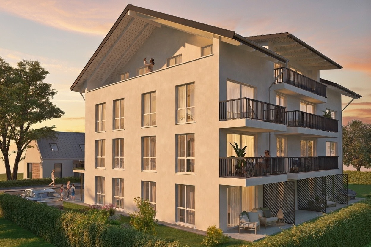 (WHG8)Hochwertiger Neubau (KFW55) im Herzen von Sonthofen – Erstbezug 2026/2027 – provisionsfrei!, 87527 Sonthofen, Etagenwohnung