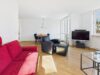 Exklusives Wohnen mit Balkon und Gartenanteil in Nymphenburg nahe dem Schlosspark - Wohnzimmer