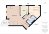 Hochwertige 2-Zimmer-Wohnung zwischen Schloss und Hirschgarten - Grundriss